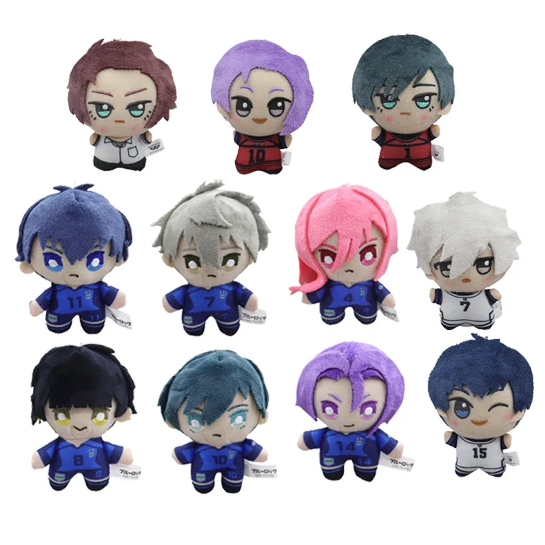 

Anime BLUE LOCK Plush Stuffed Doll Mini Seishiro Nagi Isagi Yoichi Chigiri Bachira Meguru Doll Pendant Keychain Toy for Gift