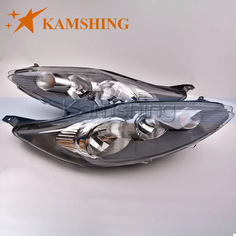 CAPQX For Ford Fiesta 2009 2010 2011 2012 Front Bumper Head Light Headlamp Day Running Light Driving Lamp Headlight Head Lamp