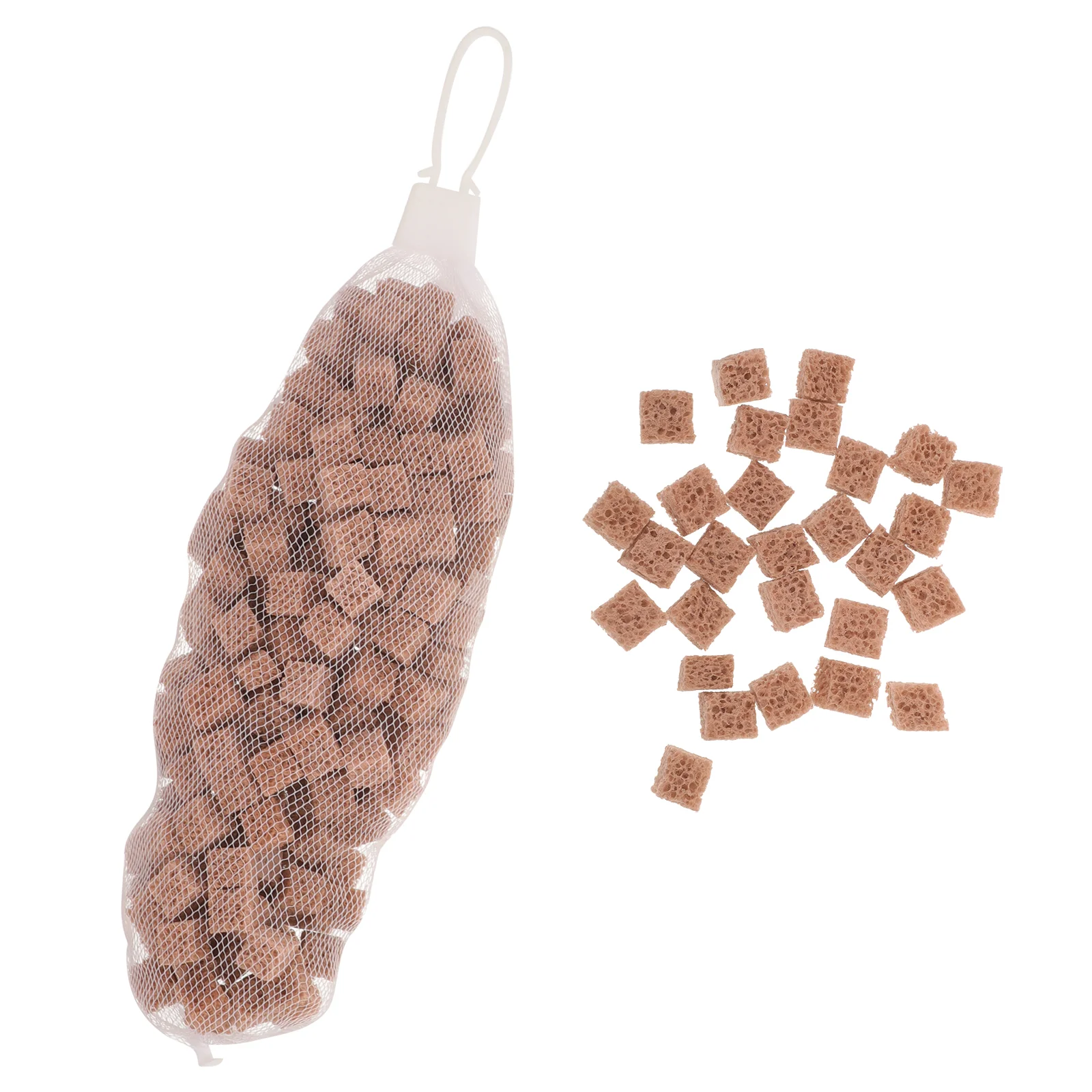 

Filter Material Filters Media For Pond Fish Tank Red Heterogeneous Polymers Reusable