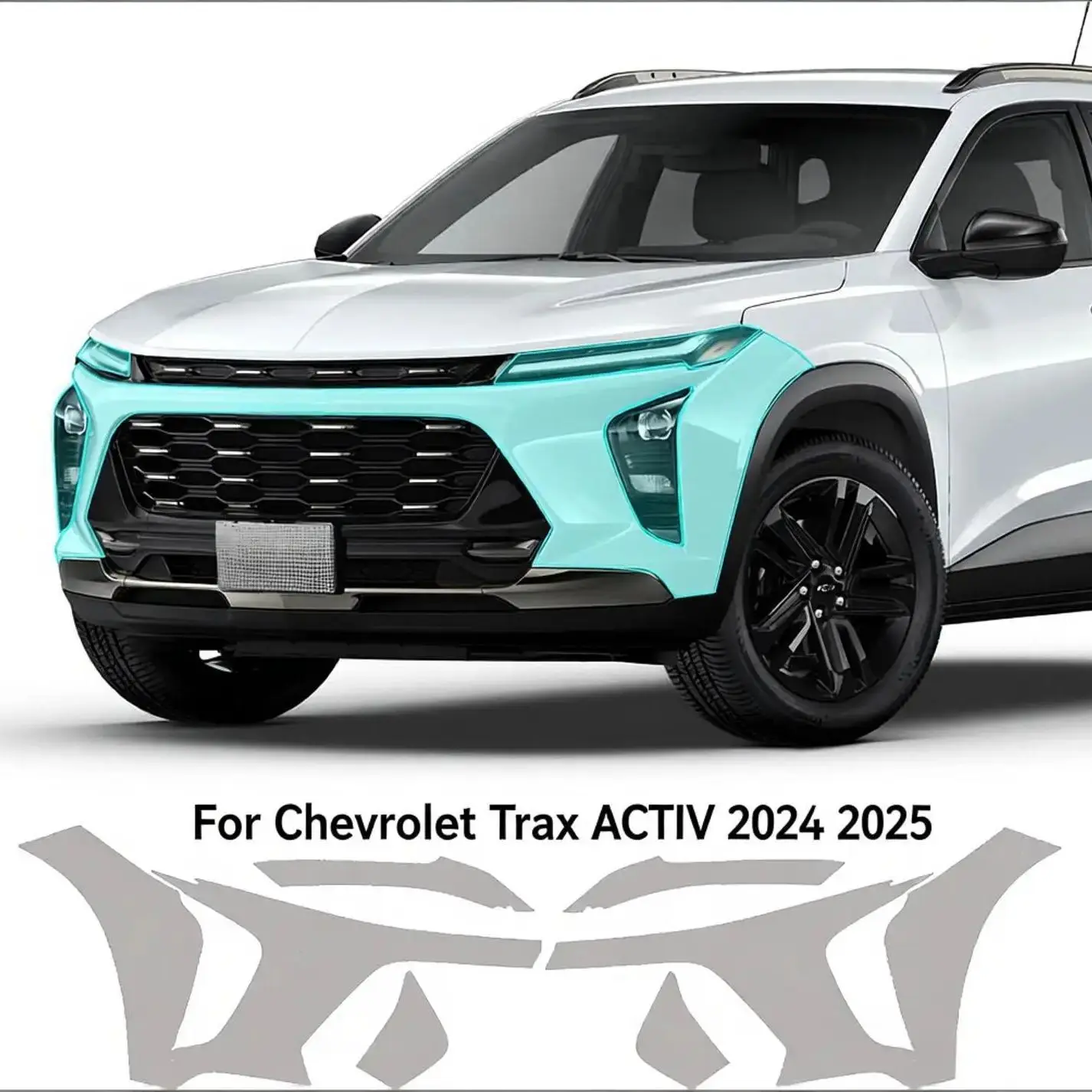 For Chevrolet Trax ACTIV 2024 2025 TPU Paint Protection Film Self-Healing Clear Bra Pre-cut PPF Car Body Anti-Scratch Resistant