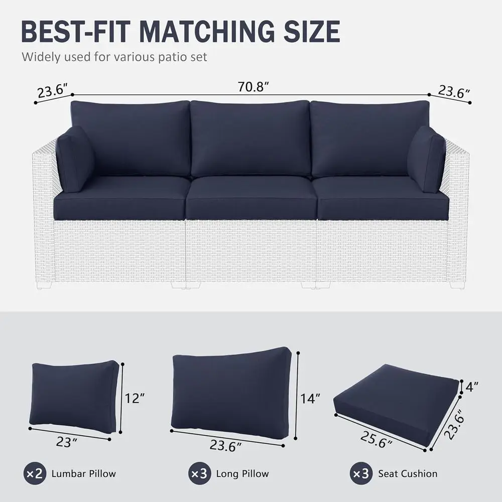 Outdoor urniture Replacement Cushions, Waterproo Patio urniture Cushions, 4
