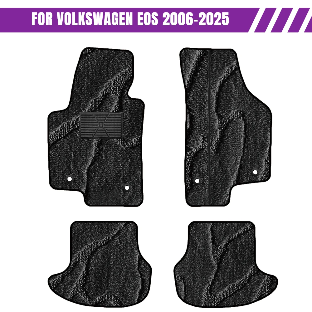 

For Volkswagen Eos 2006-2025 Car-Specific Fit Car Mat Interior Accessories Waterproof Non-Slip Car Floor Mats Full Set