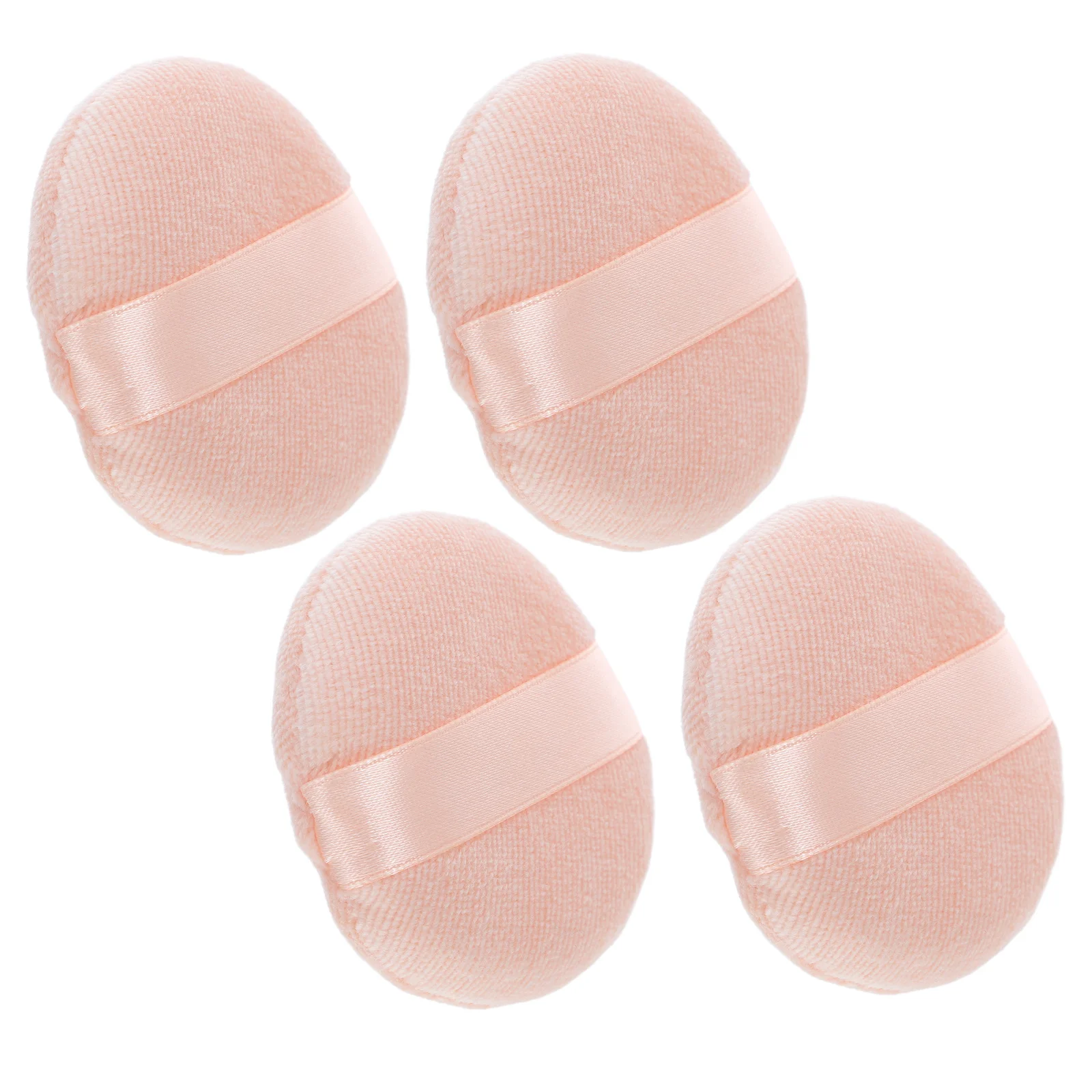 4 Stück loser Puderquaste, runder Make-up-Schwamm, hochwertiger, weicher, sanfter Foundation-Anwendungs-Gesichts-Concealer