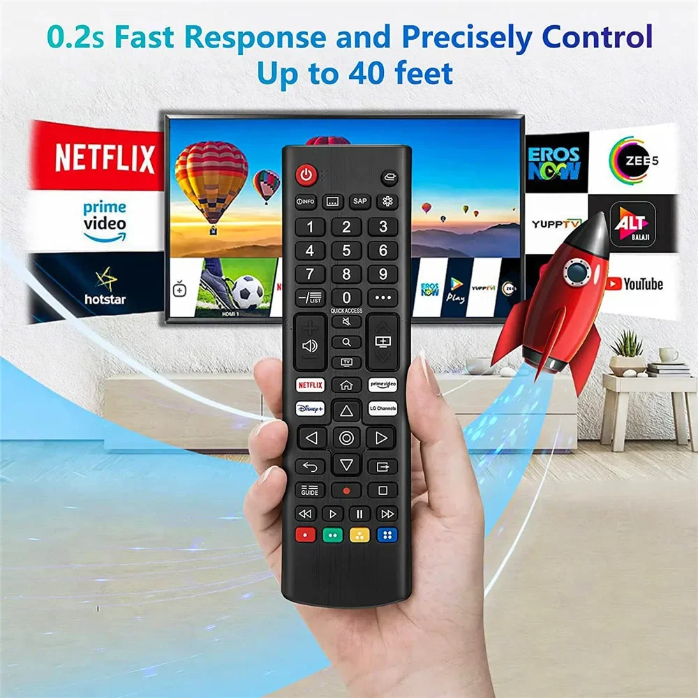 AKB76037601 Universal Remote Control for LG LED OLED LCD Smart TV 4K 8K UHD HDTV webOS NanoCell QNED HDR TVs Infrared Remote