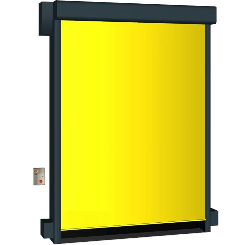 Customized 110 Double Leaf Peripheral Heating High Speed Fast Freezer Fast PVC Insulated Stainless Steel Roller Shutter IP54