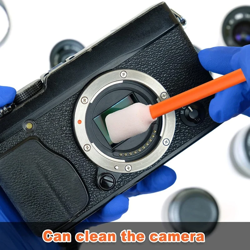 A98E-500 Pack Cleaning Swabs 5.1 Inch, Foam Tips Sponge Sticks For Printer, Electronics, Camera, Optical Lens, Sewing Machine