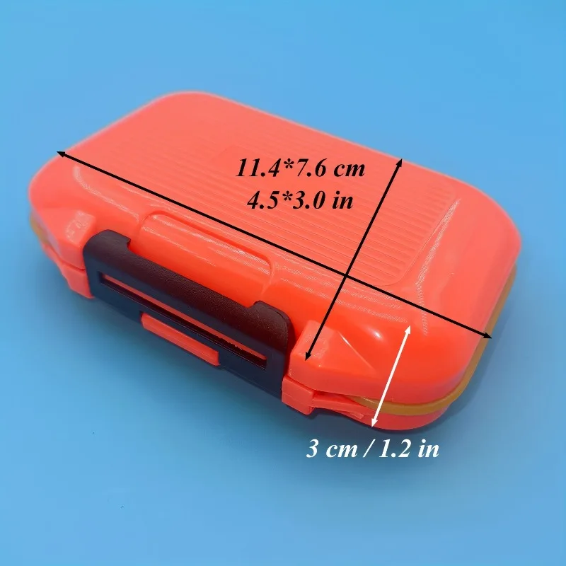 1PC Sealed Waterproof Sea Fishing Hook Case Accessory Storage Box Portable Fishing Tackle Small Parts Organizer Universal