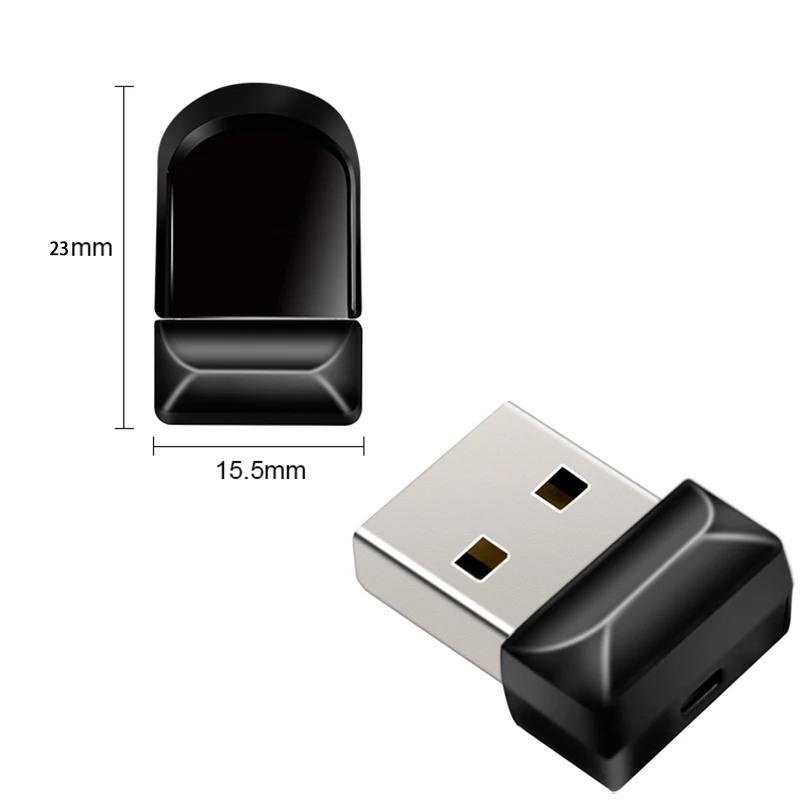 Super Mini USB 2.0 Flash Drive 64GB Memory Stick Creative Gift Pen Drive 32GB Black Red White High Speed Pendrive 16G