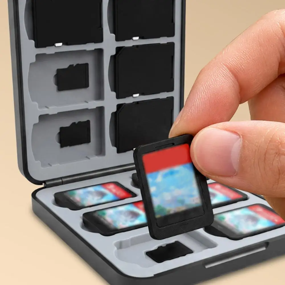 Magnetic Silicone Three In One Card Box Multifunctional Storage For NS Gaming Card SD Card TF Card Travel Protection Storage Box - view 5