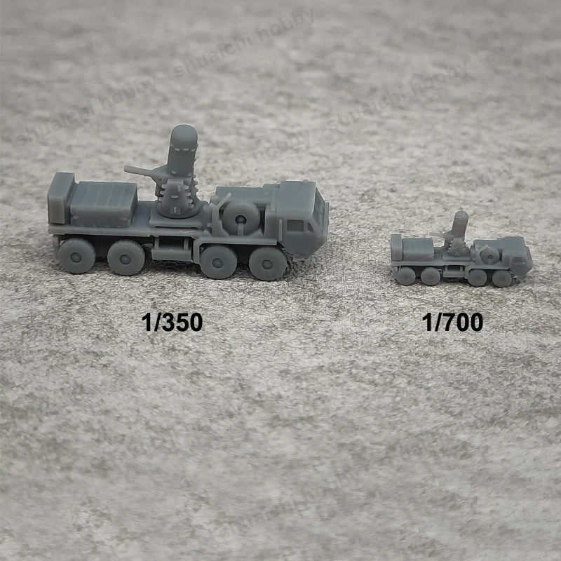5 個 1/700 1/400 1/350 スケール C-RAM 陸上防衛システムモデル無着色樹脂装甲車両モデル愛好家のため