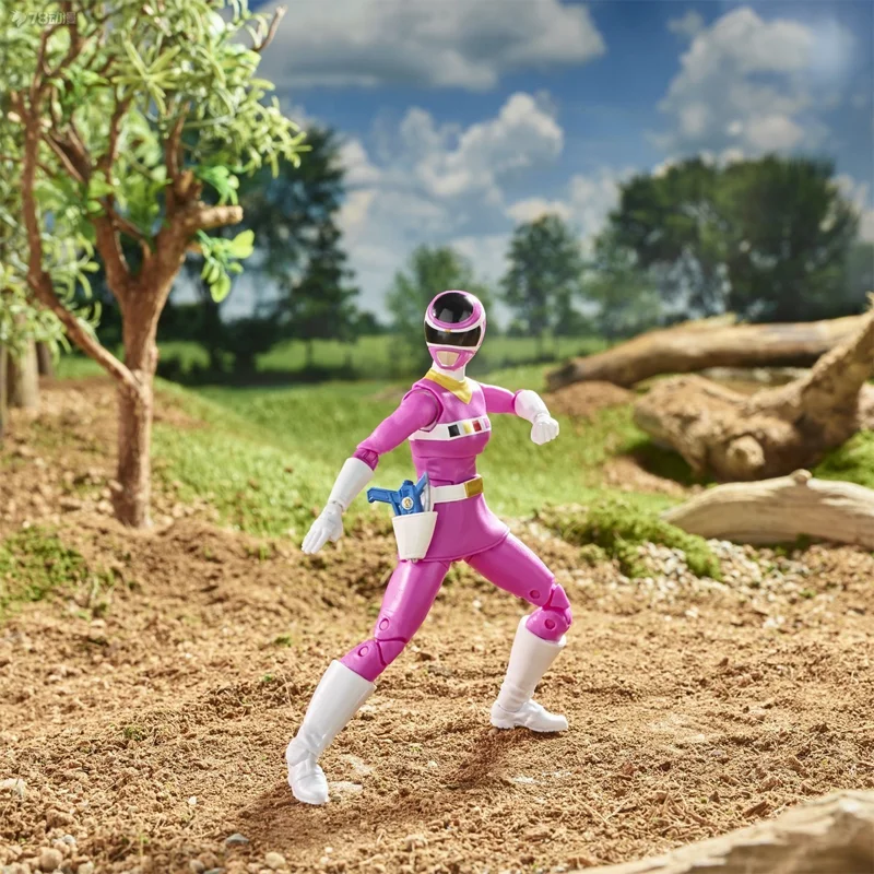 Hasbro Original POWER RANGERS Pink Ranger Anime Action Figure Toys For Boys Girls Kids Children Birthday Gifts Collectible