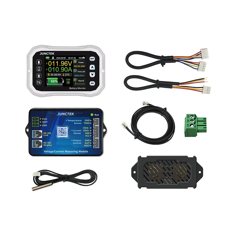 Nieuwste 100a/400a/600a Batterij Monitor 0-120V Dc Spanningsstroom Tester Capaciteit Indicator Batterij Coulomb Meter Kh110f