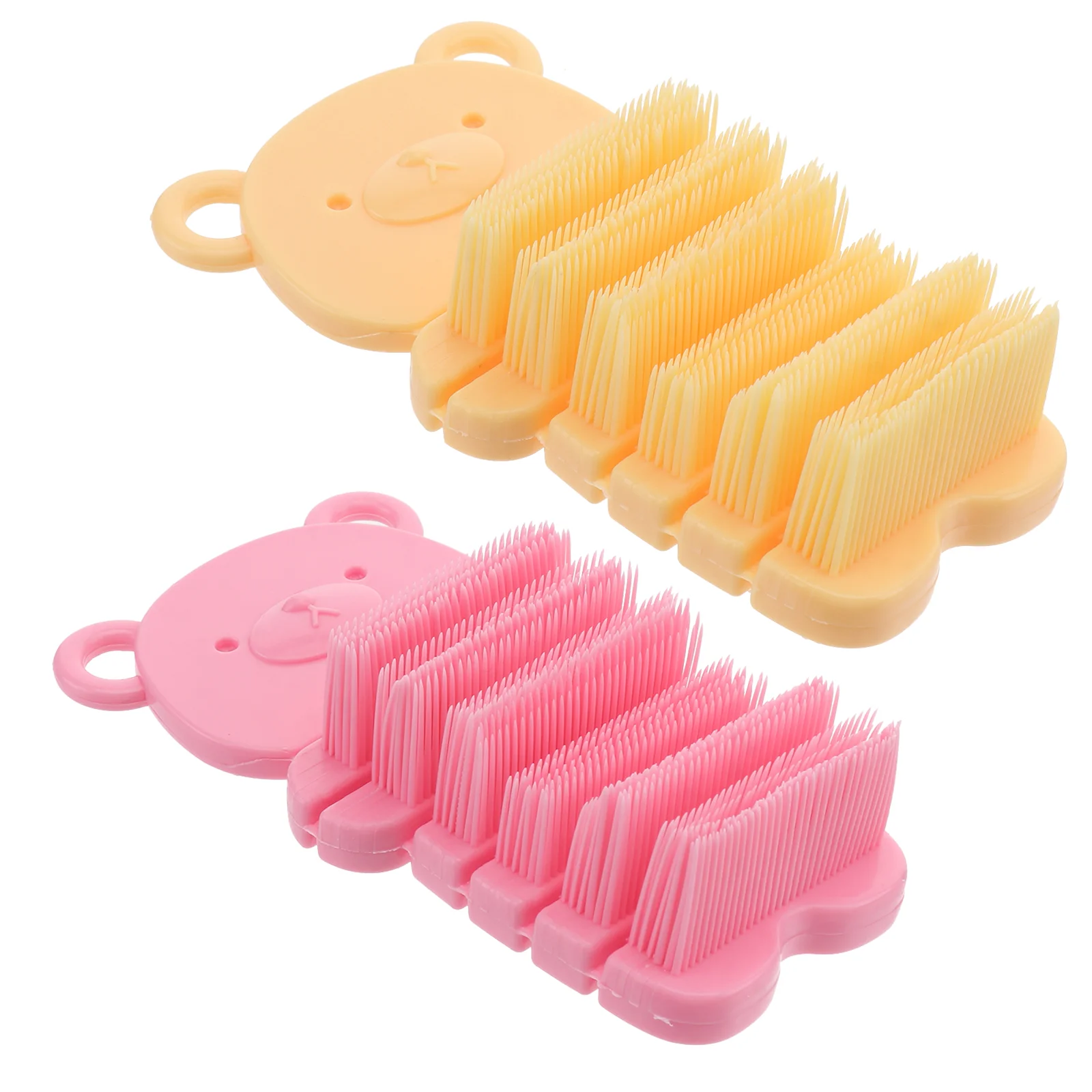 

2 Pcs Children's Hand-Washing Brush Nail Finger Cleaning Scrubber Manicure Tool Fingernail Pedicure Dust