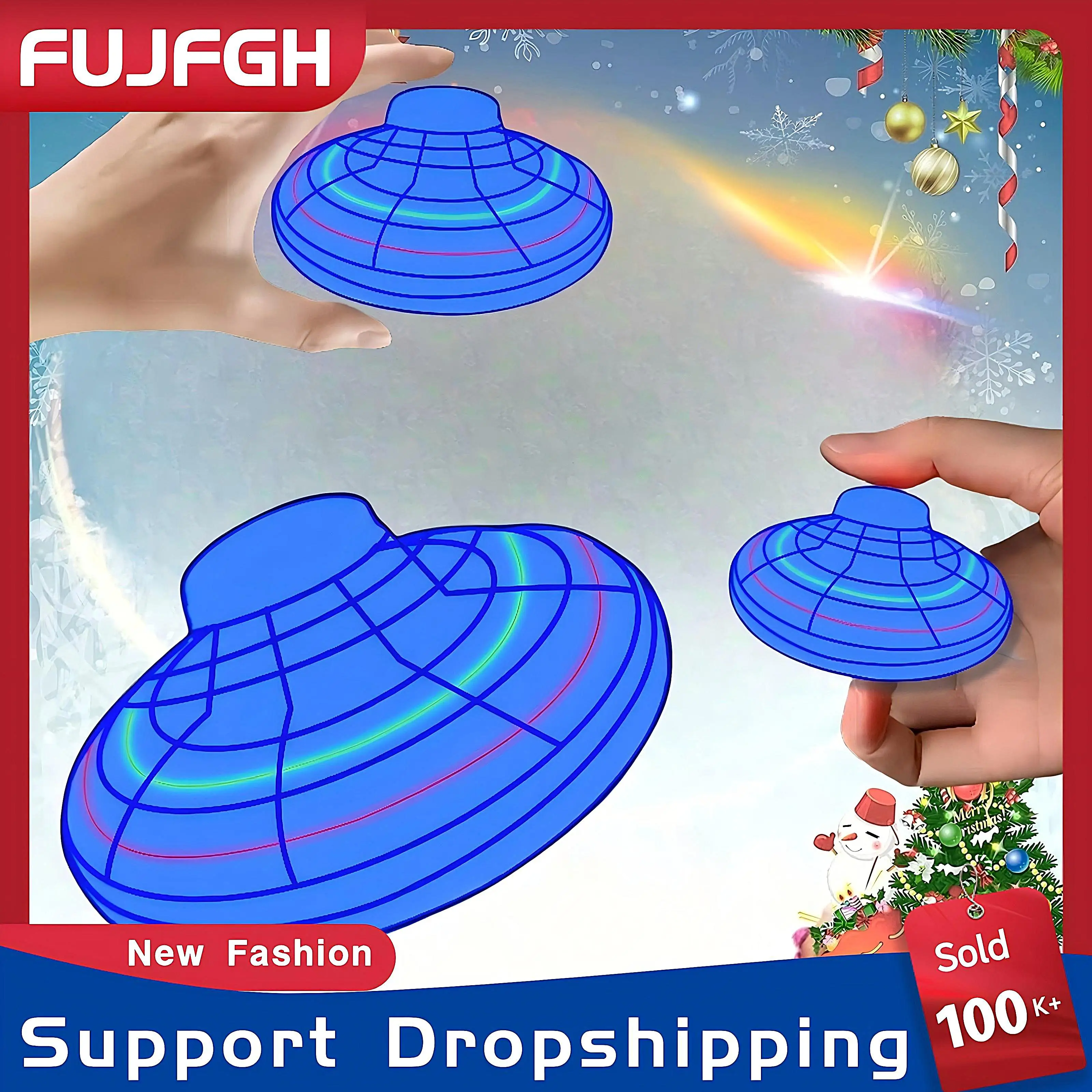 Flying Ball Toys Magic Ball Flying Spinner Flight Gyro UFO Drone Aircraft induction gyroscope Decompression Toy for Kids Gifts