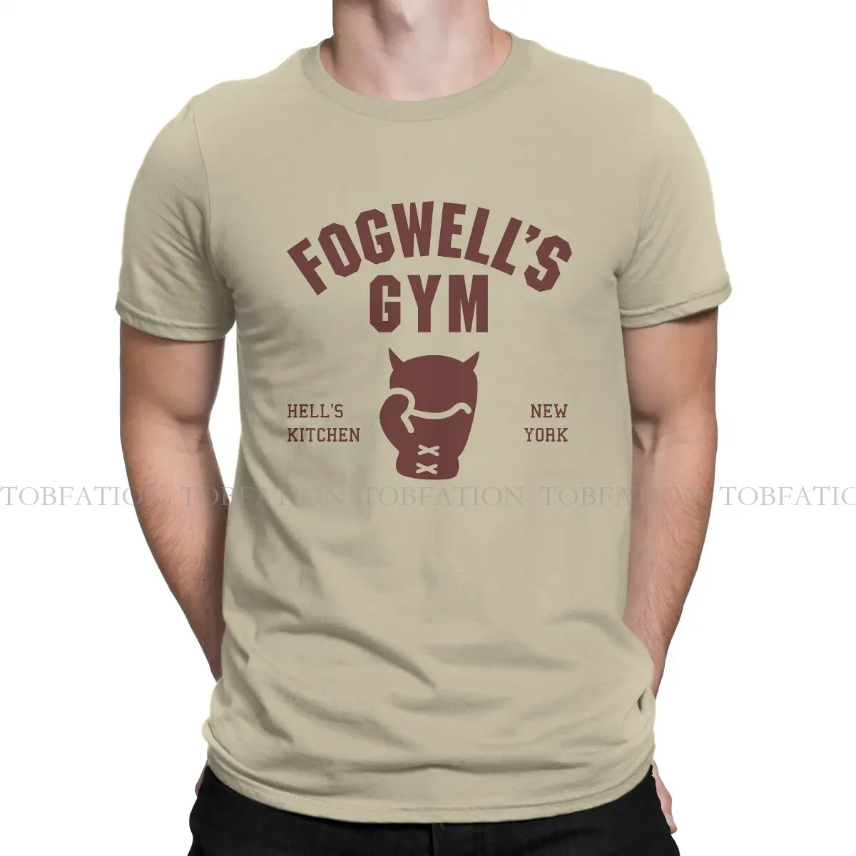 Sports Boxing Fogwell's Gym Classic Tshirt Graphic Men Tops Vintage Fashion Summer Clothes Cotton Harajuku T Shirt