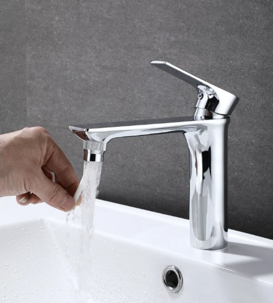 Premium Brass Water Saving Aerator, Anti-Splash Flow Restrictor, Tool-Free Install,Leak-Proof for Kitchen/Bathroom Faucets