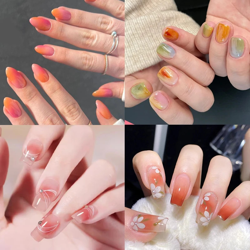 Ur SUGAR 15ml Aquarela Gel para Unhas Transparente Soak Off UV LED Longa Duração Florescimento de Mármore Efeito de Espalhamento Gel Funcional Manicure