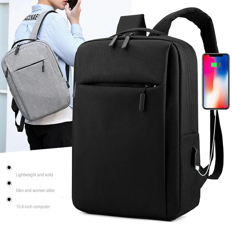 Laptop Backpack business travel anti theft slim durable laptops backpack with USB charging port computer bag for notebook