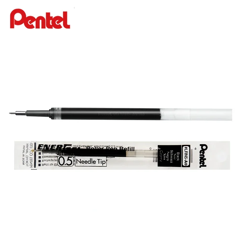 3/6/12 buah pena Gel Pentel Gel LRN5 isi ulang-0.5 Mm hitam/biru/merah untuk BLN-75 Pentel