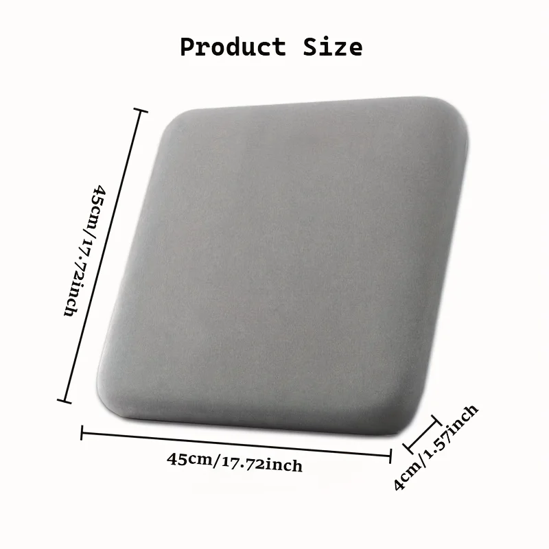 Ergonomic Memory Foam Seat Cushion Car Slow Rebound Anti-Flatten Cushion Ideal for Office Chairs, Office Chair Accessory - view 5