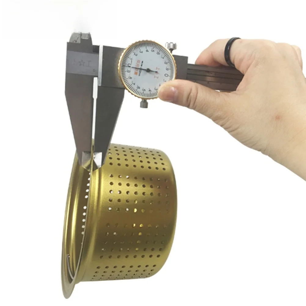 

Golden Kitchen Sink Basket Filter Aluminum Titanium Oxide Gold Strainer For Pressure Cookers 1pcs Home Replacement