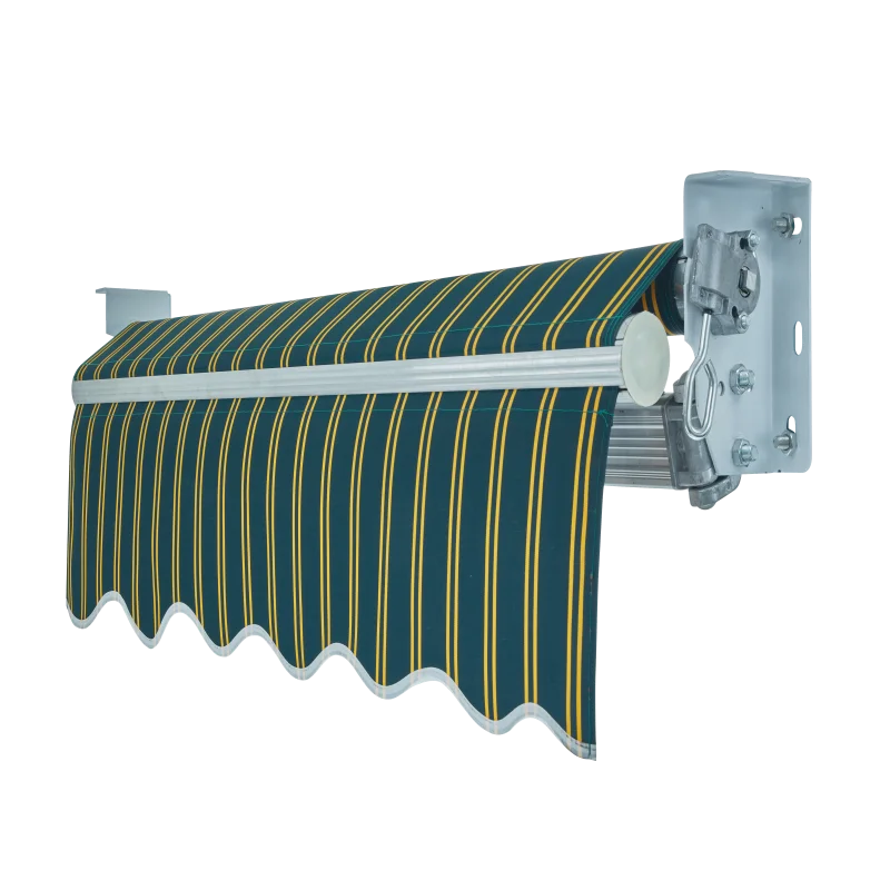 

Toscana Customisable 5m Retractable Aluminum Alloy Modern Anti-UV PVDF Coated Polyester Manual Villa Balcony Terrace Patio