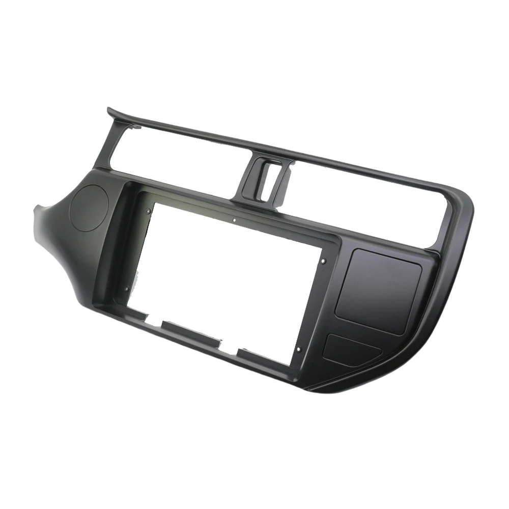 Car 2 Din Audio Radio Fascia Frame For KIA RIO 2012 9 Inch Big Screen Stereo Dash Fitting Panel Trim Kit WITH SRS HOLE