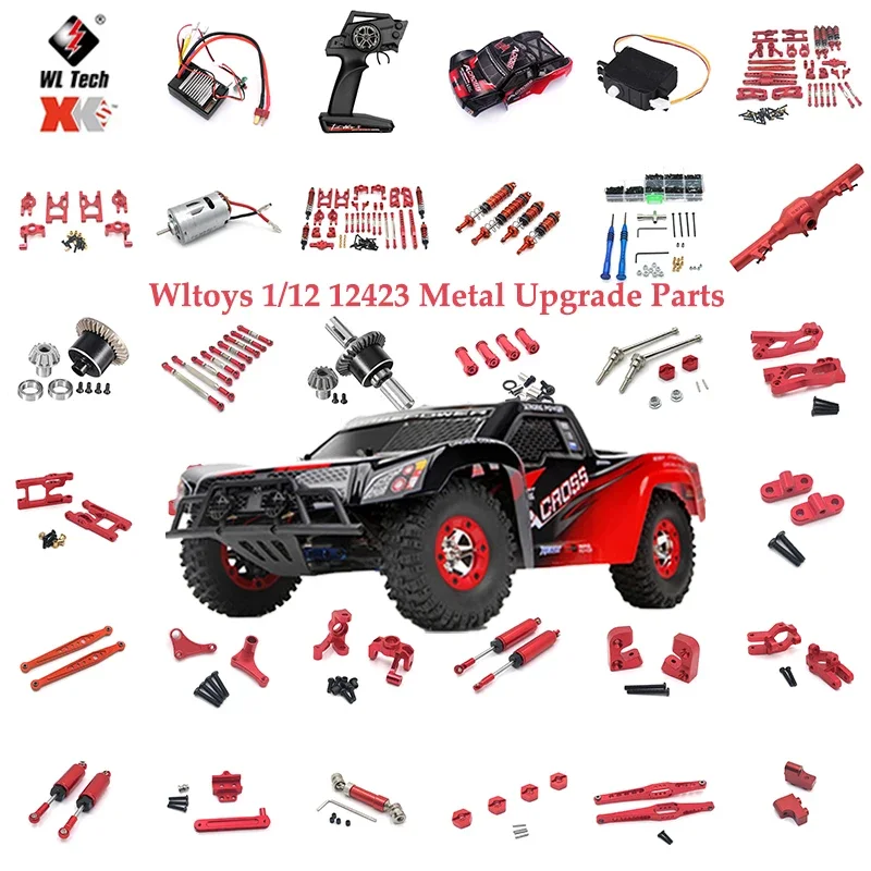 Piezas De Coche Teledirigido Para Wltoys 1/12, 12428, 12423, 12427, Modelo De FY-03, Piezas .coche Teledirigido Traxxas Trx4