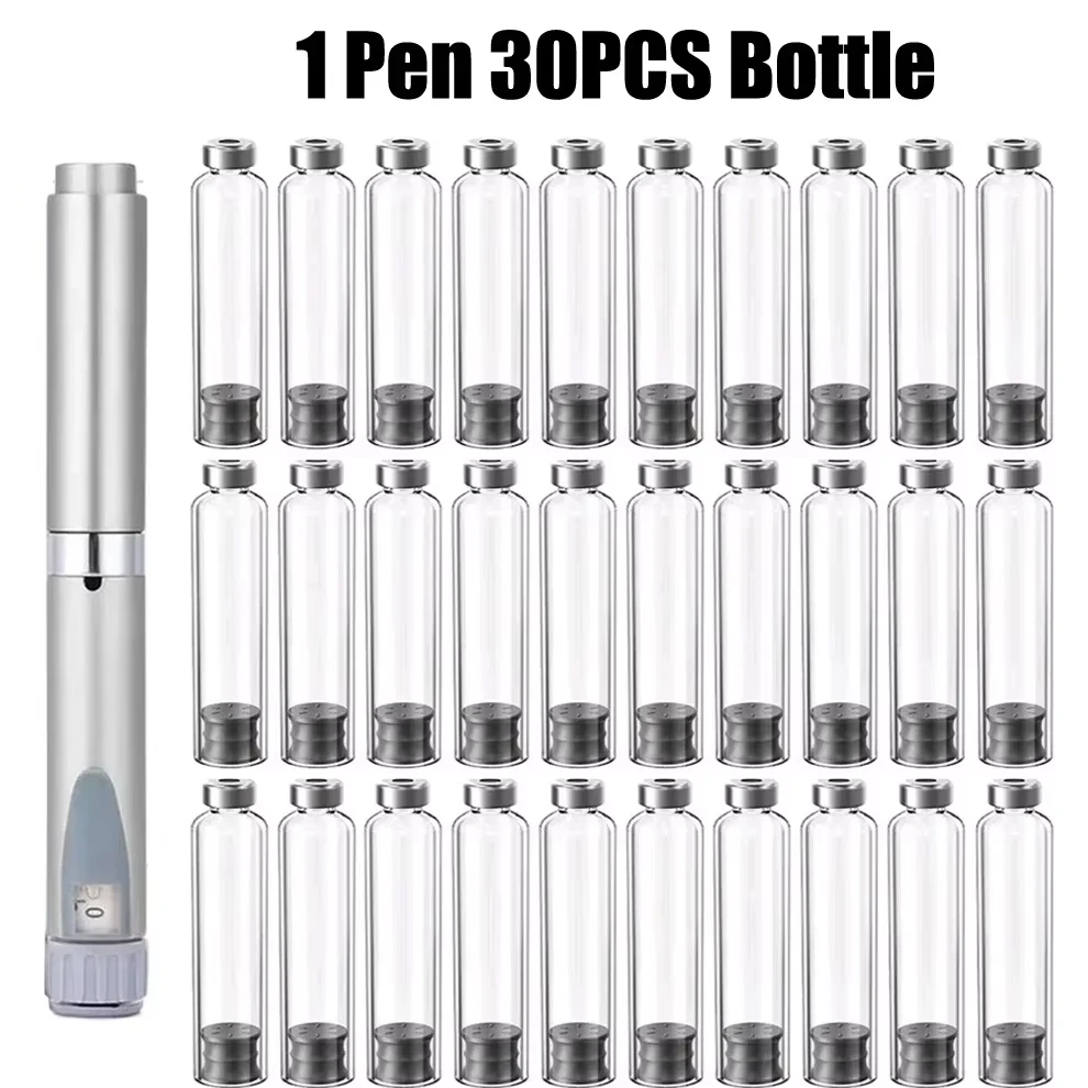 Magic Pen Insuline Cartridges 3 ml Lege Cassette Fles Medische Esthetiek Tattoo Pen Drie-lijn Lifting Verbruiksartikelen Kit