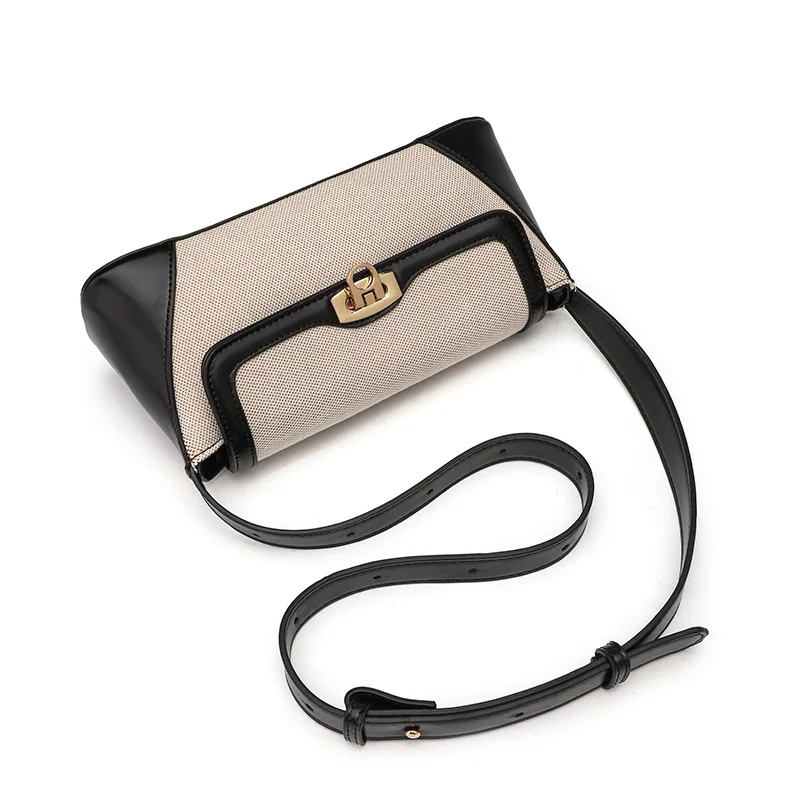 Fashion Shoulder Bags Women\'s Bags New Small Square Bag Retro Trend Korean Panelled Axillary Bag Leisure Versatile Crossbody Bag