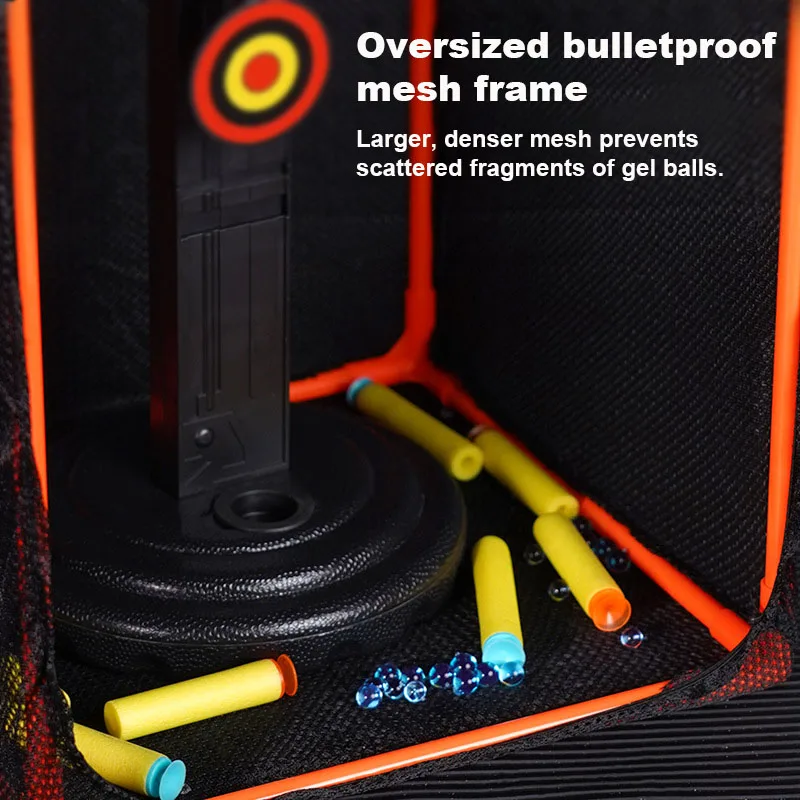 360 ° الدورية المنقولة الإلكترونية التهديف الهدف العودة التلقائية Dmart لعبة بندقية الهدف اطلاق النار الملحقات #5