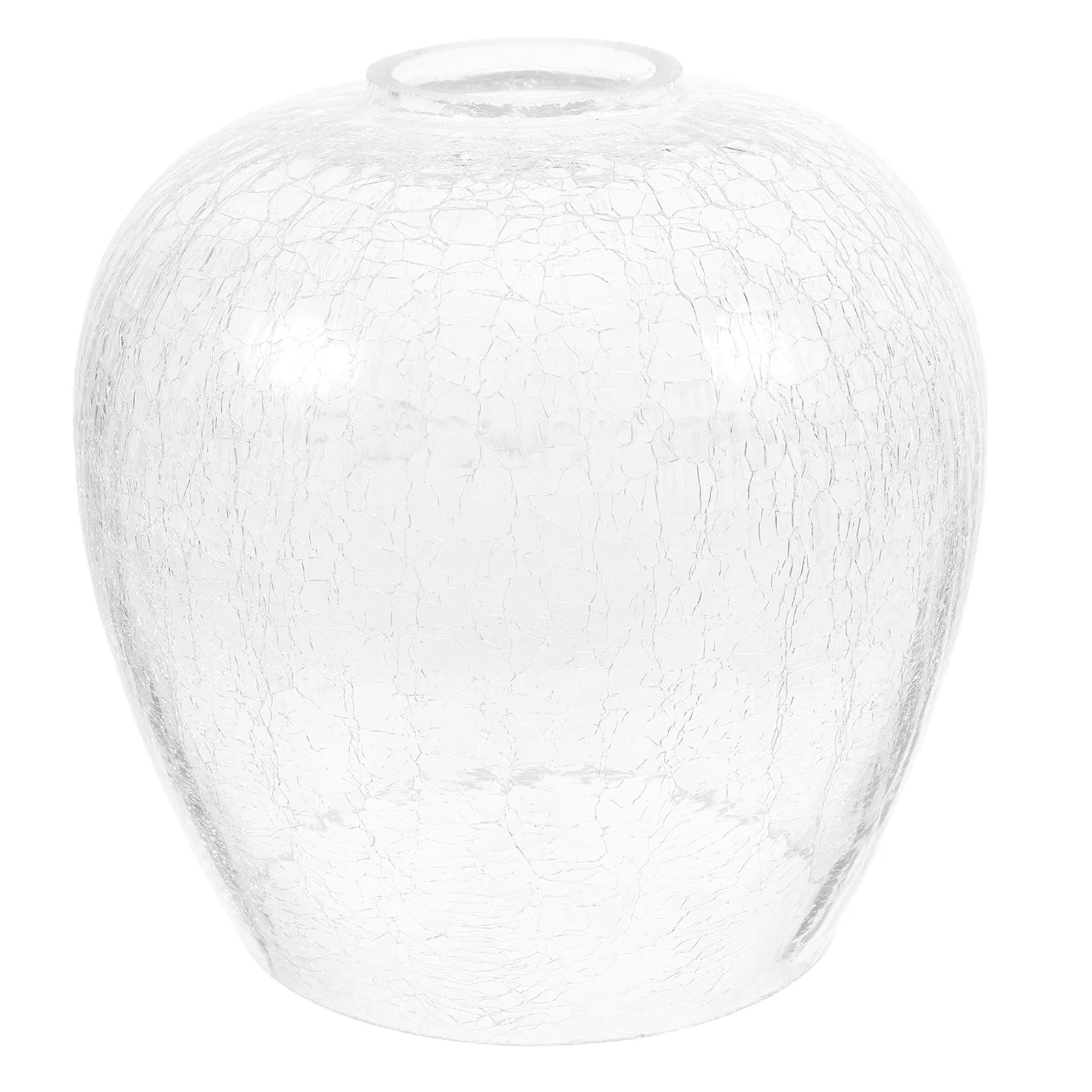 

Crack Glass Lampshade Transparent Pendant Light Cover E27 Bulb Socket DIY Replacement Globe Wall Lamps Living Room Decorative