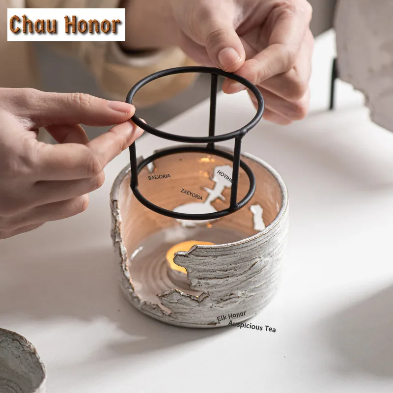 ZAEYORIA 125ml Handmade Power Corrosion Sheet Teapot Tea Infuser Pot Tea Soaking Kettle With Strainer Chinese Tea Set Decoration