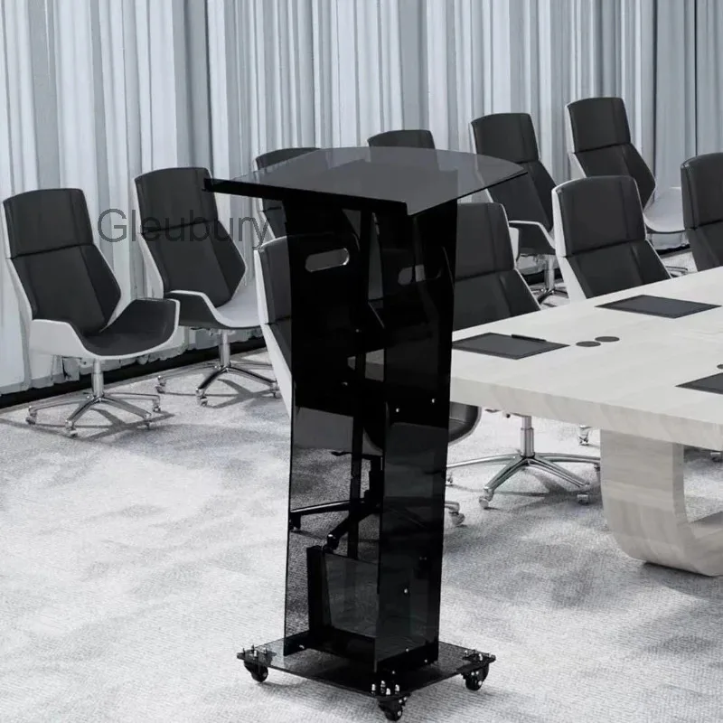 Welcome Reception Desks Transparent Evening Glass Reception Desks Wedding Ceremonies Office Furniture Военное ДелоZY40JDT