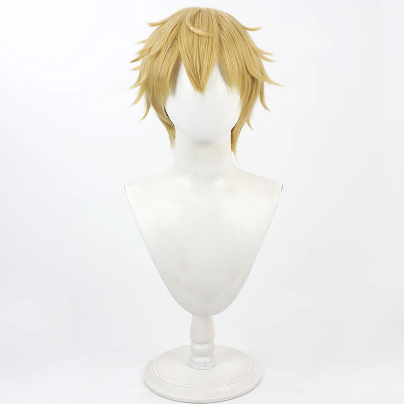 NIJISANJI Virtual YouTube Ex·Albio Cos Cosplay Wig Halloween Carnival Party Prop Synthetic Hair Heat Resistant Fiber + Wig Cap