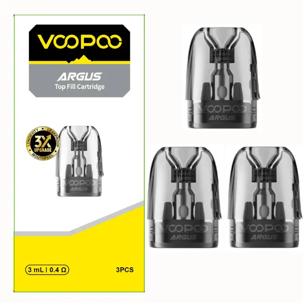 مجموعة خرطوشة تعبئة من الأعلى من VOOPOO ، للسجائر الإلكترونية ، أرجوس G2 ، أرجوس ، كيتميني ، عدة ، 3 ، 0.7 أوم ، 0.4 أوم ، 3 * *