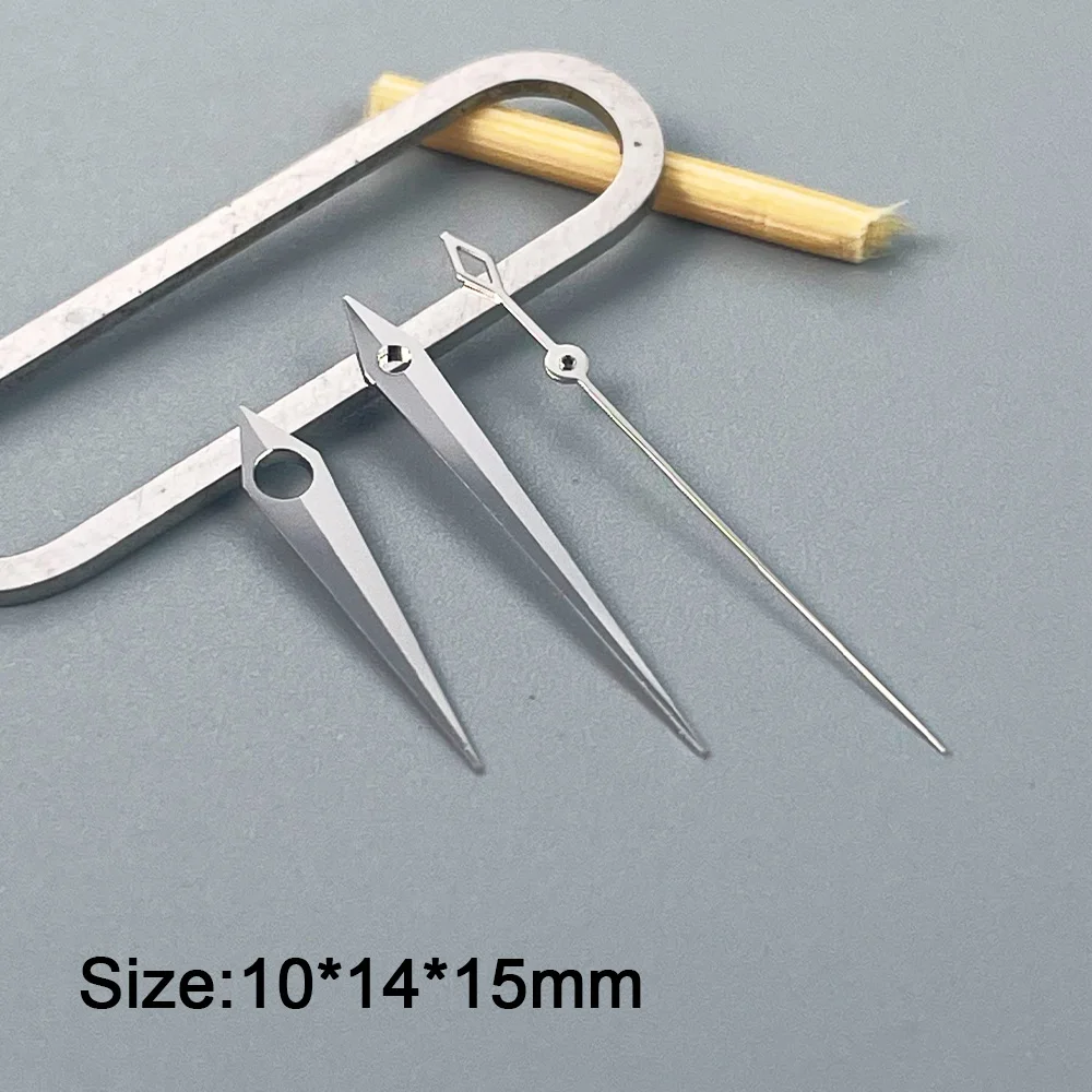 Manecillas NH35 para relojes, punteros, oro rosa, negro, oro, plata, manecillas para reloj de cócteles para movimiento NH35/NH36/4R/7S