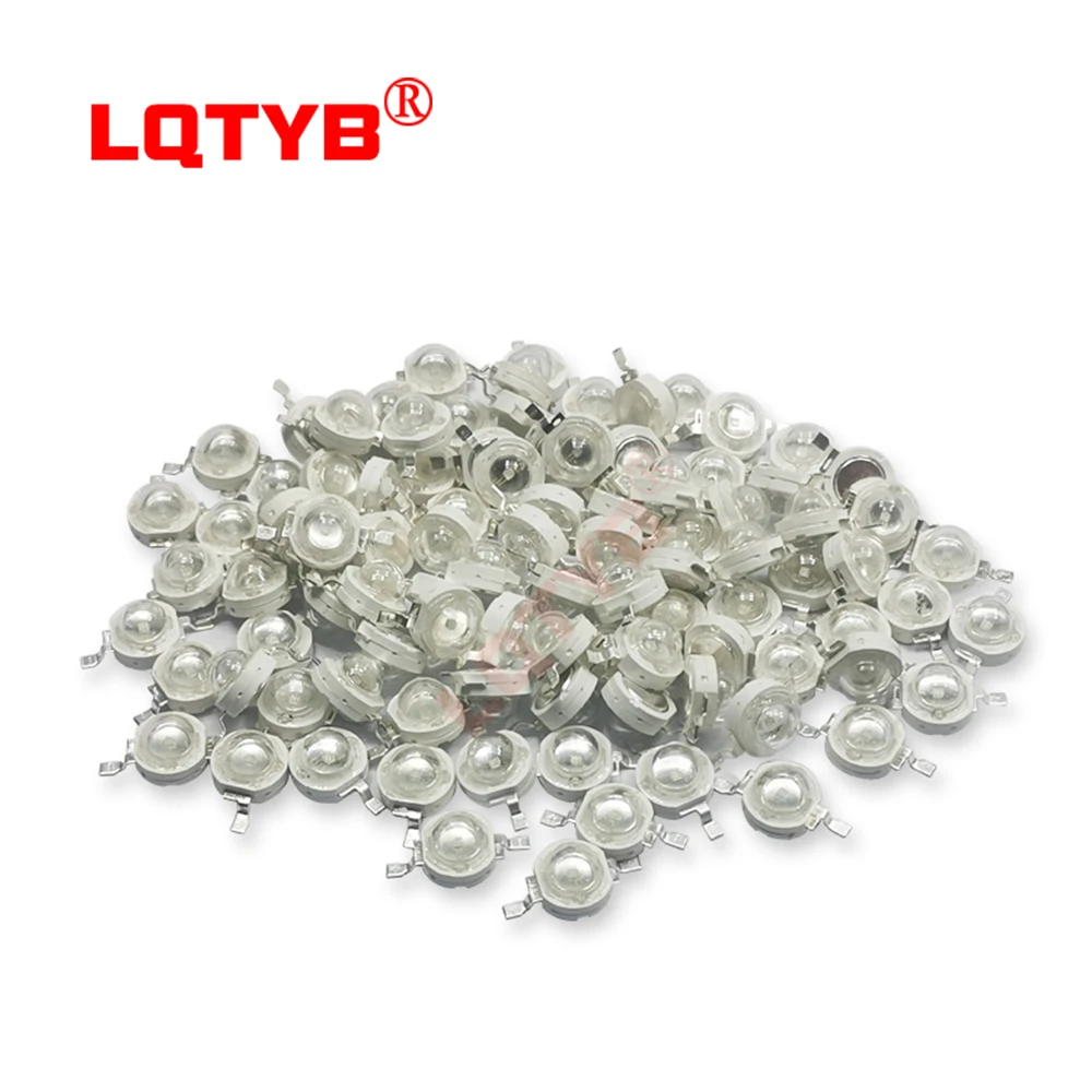 100/500/1000pcs high power LED lamp beads 1W/3W/5W White Warm White Red yellow blue green orange imitation lumen lamp beads