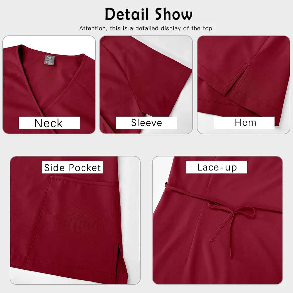 Clinical Plastic Surgeon Workwear Medical Surgical Uniforms Woman Hospital Suits Nursing Top Pants New Quick-dry Nurse Clothing