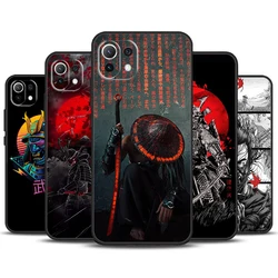 Japan Samurai Ninja Case For POCO M6 X3 X5 X6 Pro F3 F5 M5s Cover For Xiaomi 13T 12T 11T 14 Pro 12 13 Lite Case