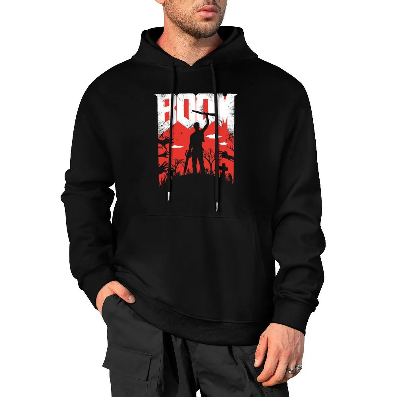 

This is my Boomstick! Pullover Hoodie korean style clothes men's coat new features of hoodies & sweatshirts