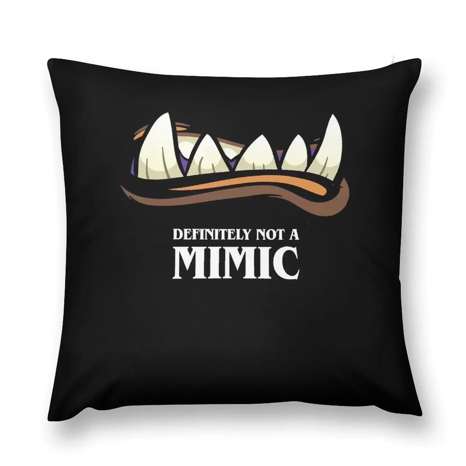 Definitely Not A Mimic Throw Pillow Sofa Cushion Cover Christmas Pillow Covers pillow