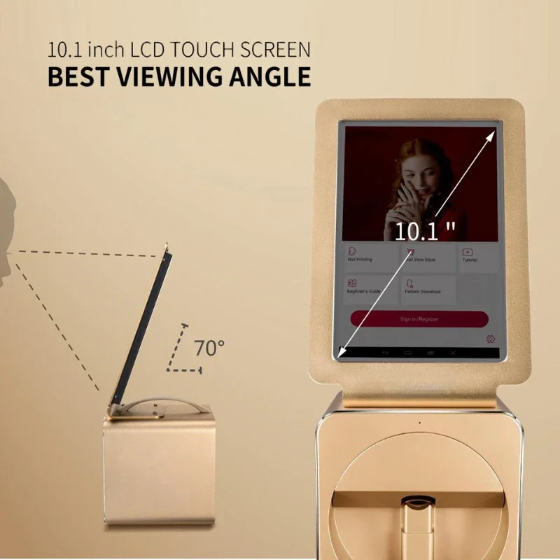 2025 Geïntegreerde nagelprinter Professioneel gebruik van nagellakmachine DIY-functie, patronen maken Nagelwinkel
