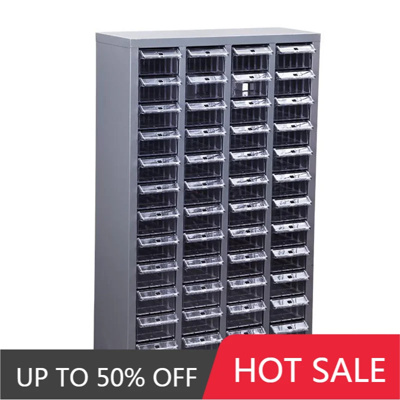 Metal Tool Cabinet Drawer Parts Storage Cabinets Large Capacity Tool Organizer Box Multifunctional Workshop Part Storage Cabinet