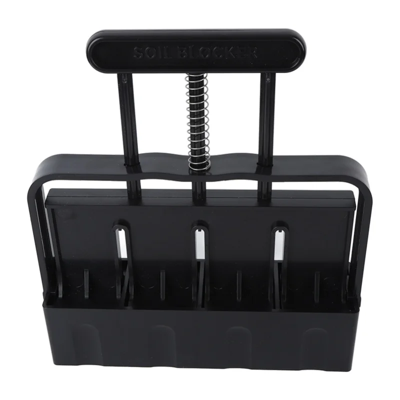 Soil Block Maker With Comfortable Handel ABS 4 Cell Soil Blocking Tool For Seed Starting Germination