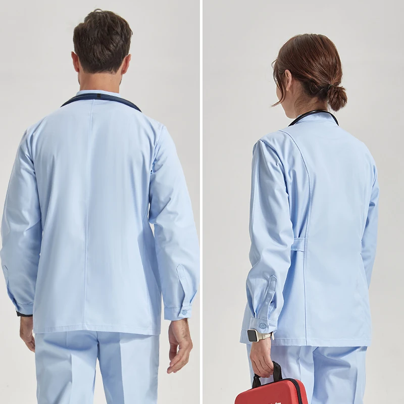 Odontologia-Uniforme Médico para Mulheres e Homens, Conjunto de Enfermeira, Vestuário de Trabalho Feminino, Vestuário de Trabalho, Novo Uniforme