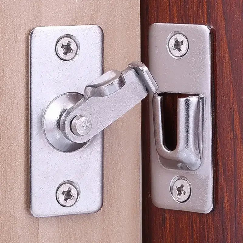 Durable 304 Stainless Steel Door Lock Latch - High-Security Home Protection - Rust-Resistant, Easy Install - For Long-Lasting