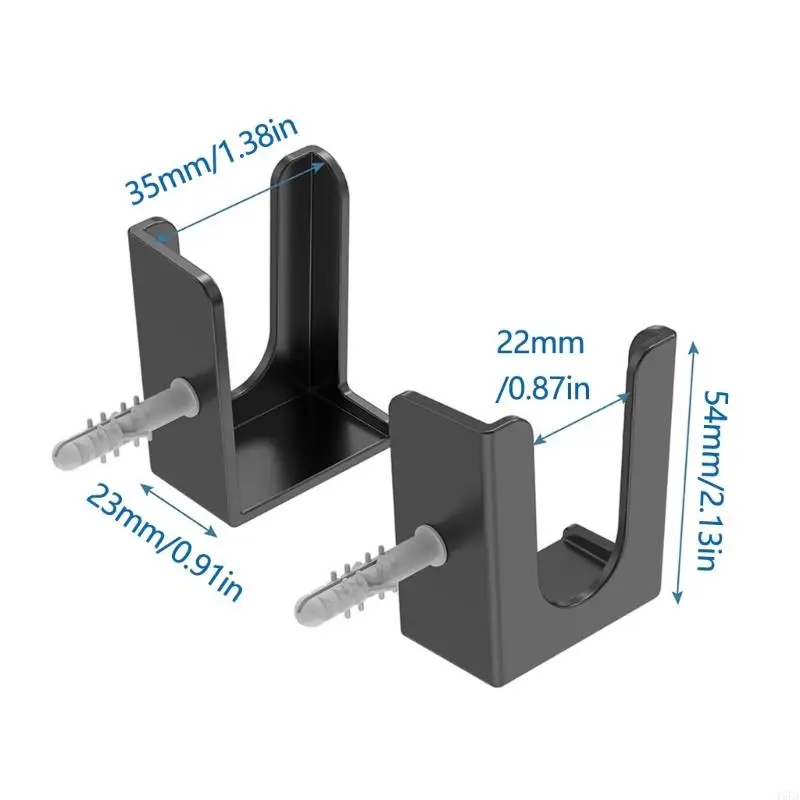 T5EA توفير المساحة شرائط الطاقة الحائط ، مع تركيب سهولة التثبيت على ملحق دعم الجدار السلس أو الخشن