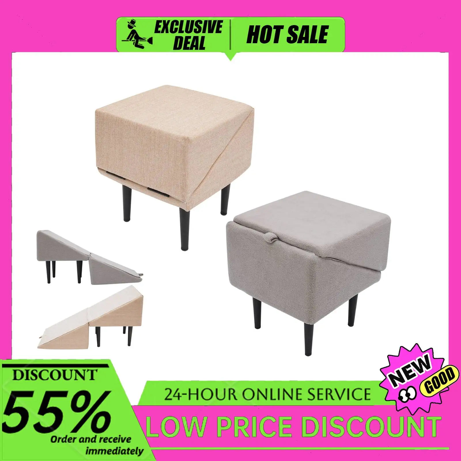 

Разделенный пандус для собак 2 в 1, легкие складные пандусы для домашних животных, лестница 176 фунтов, нагрузка для маленьких/пожилых собак