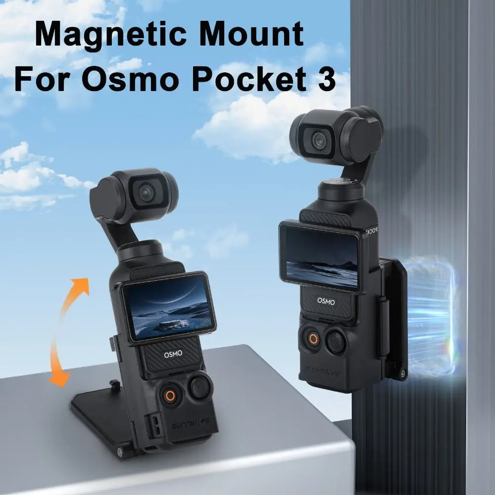 Adjustable Magnetic Mount Foldable Portable Desktop Base Bracket Durable Multifunctional Stand Holder for DJI Osmo Pocket 3